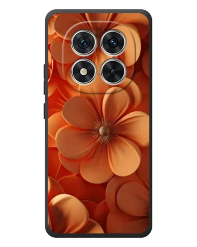 Чехол для Xiaomi Poco M8 Pro с картинкой «Оранжевый макро цветок»