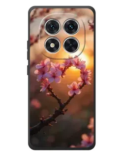 Чехол для Xiaomi Poco M8 Pro с картинкой «Розовый цвет сердце на фоне заката» Чехол для Xiaomi Poco M8 Pro с картинкой «Розовый цвет сердце на фоне заката»