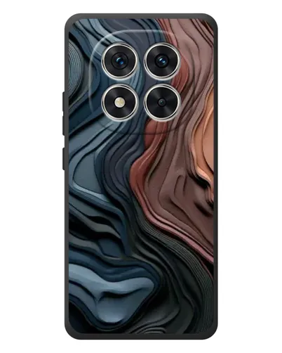Чехол для Xiaomi Poco M8 Pro с картинкой «Цветные волны каньона»
