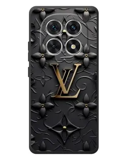 Чехол для Xiaomi Poco M8 с картинкой «Кожаная текстура LV»