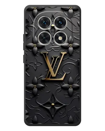 Чехол для Xiaomi Poco M8 с картинкой «Кожаная текстура LV»