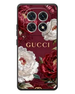Чохол для Xiaomi Poco M8 з картинкою «Gucci — бордові троянди»