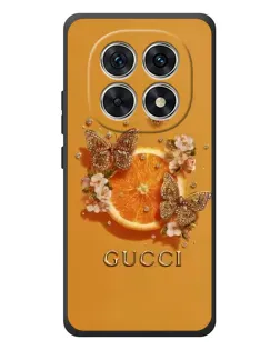 Чохол для Xiaomi Poco M8 з картинкою «Gucci — золоті метелики»
