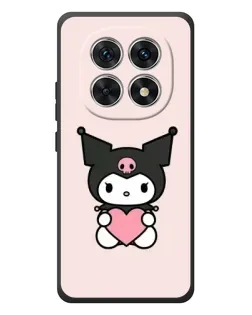 Чехол для Xiaomi Poco M8 с картинкой «Kuromi и сердце»