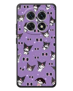 Чехол для Xiaomi Poco M8 с картинкой «Kuromi — паттерн»