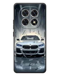 Чехол для Xiaomi Poco M8 с картинкой «BMW в свете фар»