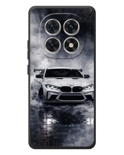Чехол для Xiaomi Poco M8 с картинкой «BMW сквозь туман» Чехол для Xiaomi Poco M8 с картинкой «BMW сквозь туман»