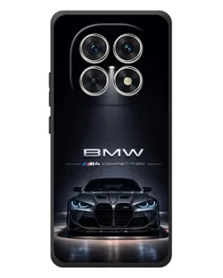 Чехол для Xiaomi Poco M8 с картинкой «BMW сквозь ночной город»
