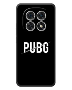 Чехол для Xiaomi Poco M8 с картинкой «PUBG — белый логотип»