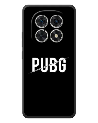 Чехол для Xiaomi Poco M8 с картинкой «PUBG — белый логотип»