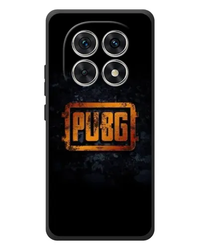 Чехол для Xiaomi Poco M8 с картинкой «PUBG — золотой логотип»