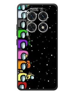 Чехол для Xiaomi Poco M8 с картинкой «Команда Among Us»