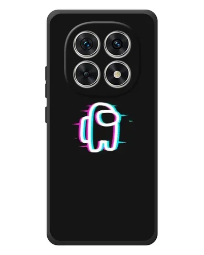 Чехол для Xiaomi Poco M8 с картинкой «Among Us неон»