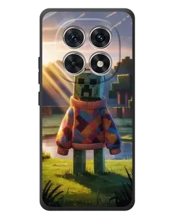 Чехол для Xiaomi Poco M8 с картинкой «Крипер в свитере»