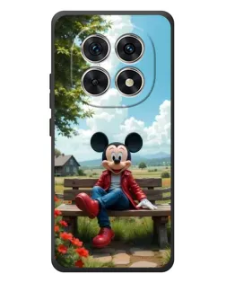 Чехол для Xiaomi Poco M8 с картинкой «Микки на скамейке»