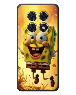 Чехол для Xiaomi Poco M8 с картинкой «Губка Боб прыгает»
