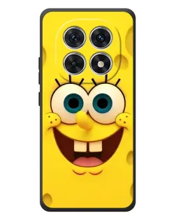 Чехол для Xiaomi Poco M8 с картинкой «Губка Боб улыбка»