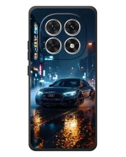 Чехол для Xiaomi Poco M8 с картинкой «Ночной город и Audi»
