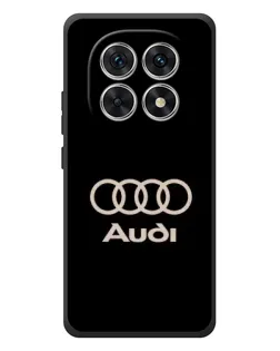 Чехол для Xiaomi Poco M8 с картинкой «Audi — золотой логотип»