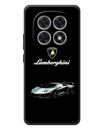 Чехол для Xiaomi Poco M8 с картинкой «Логотип Lamborghini классика»