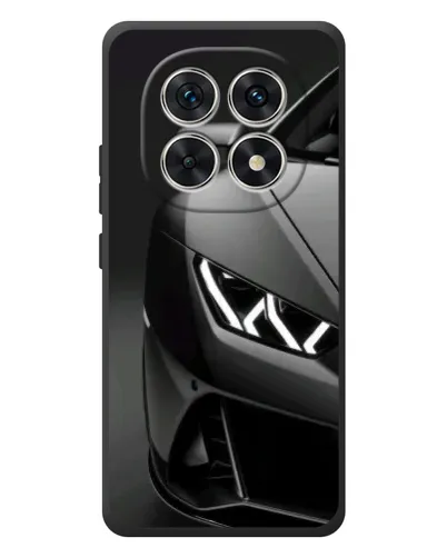Чехол для Xiaomi Poco M8 с картинкой «Lamborghini фары детализация»