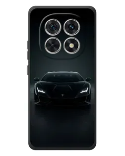 Чехол для Xiaomi Poco M8 с картинкой «Черный Lamborghini Aventador»