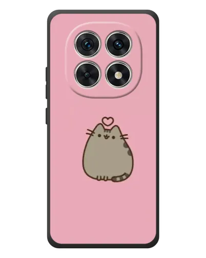 Чехол для Xiaomi Poco M8 с картинкой «Pusheen сердце»