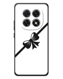Чехол для Xiaomi Poco M8 с картинкой «Диагональный бант»