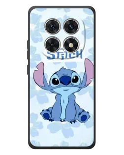 Чехол для Xiaomi Poco M8 с картинкой «Stitch среди цветов»