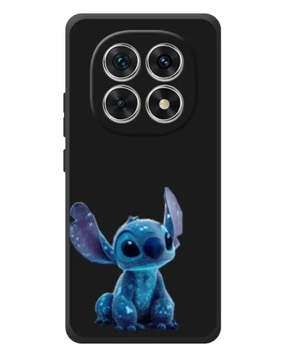 Чехол для Xiaomi Poco M8 с картинкой «Стич на черном»