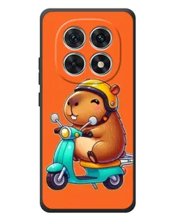 Чехол для Xiaomi Poco M8 с картинкой «Капибара на скутере»