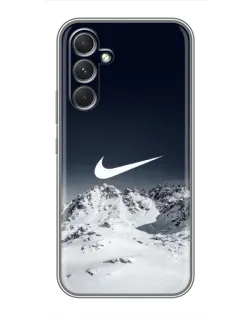 Чехол для Xiaomi Poco M8s с картинкой «Nike — зимние горы»