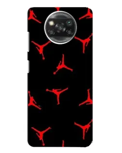 Чехол для Xiaomi POCO X3 Pro с картинкой «Jordan Red Pattern» Чехол для Xiaomi POCO X3 Pro с картинкой «Jordan Red Pattern»
