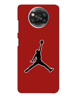 Чехол для Xiaomi POCO X3 Pro с картинкой «Jordan Red Back»