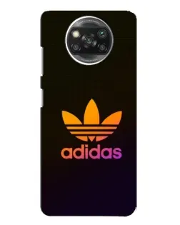 Чехол для Xiaomi POCO X3 Pro с картинкой «Градиент Adidas»