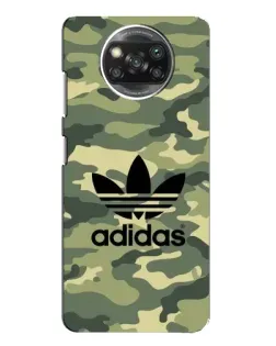 Чехол для Xiaomi POCO X3 Pro с картинкой «Милитари стиль Adidas»