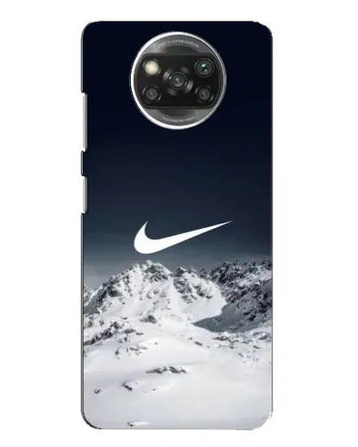 Чохол для Xiaomi POCO X3 Pro з картинкою «Nike — зимові гори»