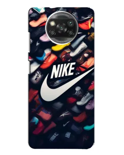 Чохол для Xiaomi POCO X3 Pro з картинкою «Колекція кросівок Nike»