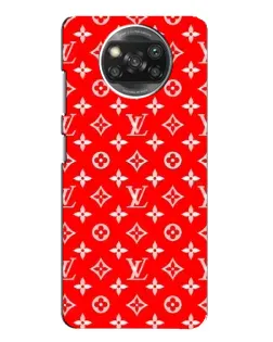 Чехол для Xiaomi POCO X3 Pro с картинкой «Яркий паттерн LV»