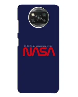 Чехол для Xiaomi POCO X3 Pro с картинкой «NASA — глубокий космос»