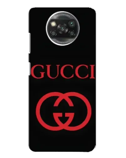 Чехол для Xiaomi POCO X3 Pro с картинкой «Gucci — красный логотип» Чехол для Xiaomi POCO X3 Pro с картинкой «Gucci — красный логотип»