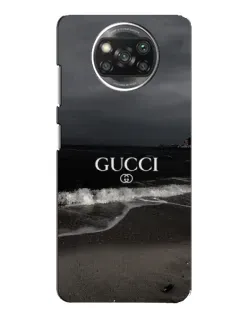 Чехол для Xiaomi POCO X3 Pro с картинкой «Gucci — морской прибой»