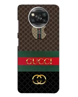 Чехол для Xiaomi POCO X3 Pro с картинкой «Gucci — брендированный десерт»