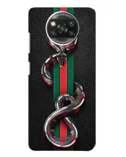 Чохол для Xiaomi POCO X3 Pro з картинкою «Gucci — змія на смузі»