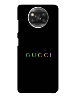 Чохол для Xiaomi POCO X3 Pro з картинкою «Gucci — неоновий мінімалізм»