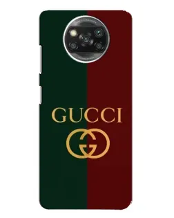 Чохол для Xiaomi POCO X3 Pro з картинкою «Gucci — темно-зелений градієнт»