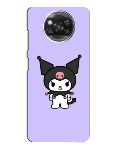 Чехол для Xiaomi POCO X3 Pro с картинкой «Kuromi — нежный фиолетовый»