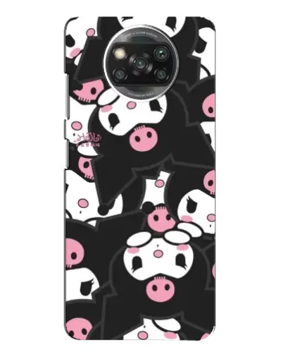 Чехол для Xiaomi POCO X3 Pro с картинкой «Паттерн голов Куроми»