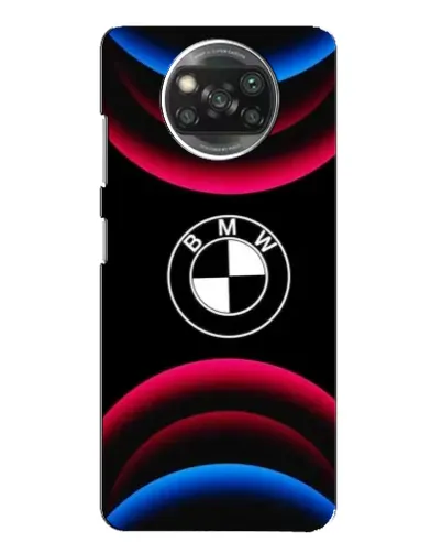 Чехол для Xiaomi POCO X3 Pro с картинкой «Логотип BMW и неоновые дуги» Чехол для Xiaomi POCO X3 Pro с картинкой «Логотип BMW и неоновые дуги»