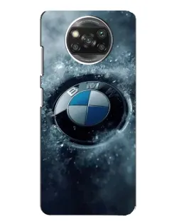 Чохол для Xiaomi POCO X3 Pro з картинкою «Логотип BMW — лід»